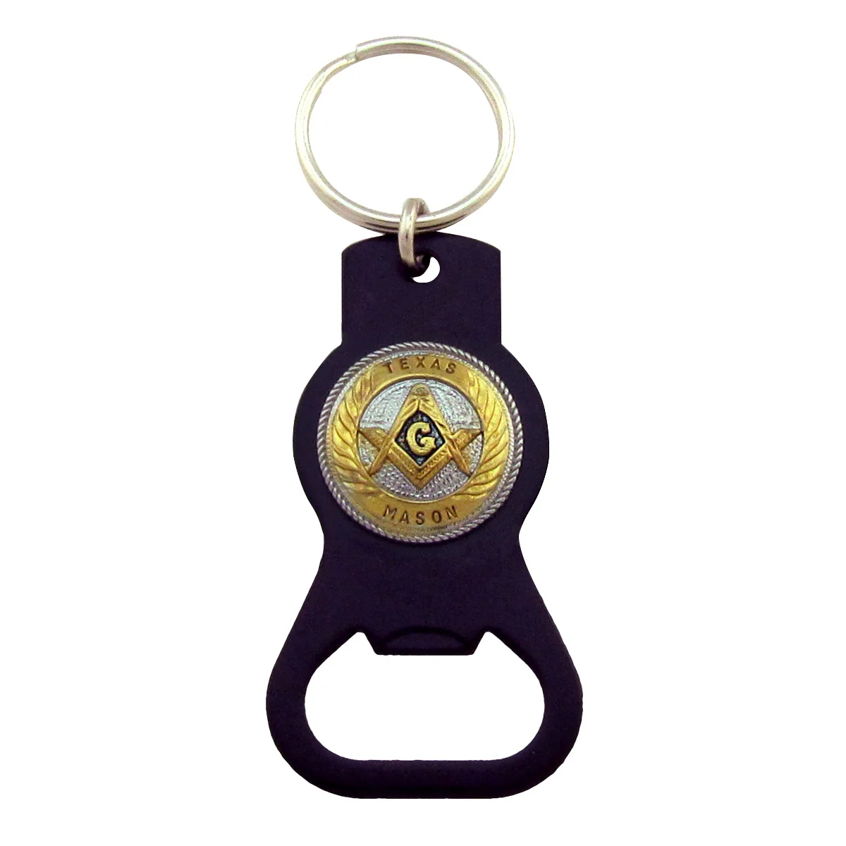 TX Freemason Car Key Chain Masonic Keyring Beer Soda Bottle Opener Keychain Ring