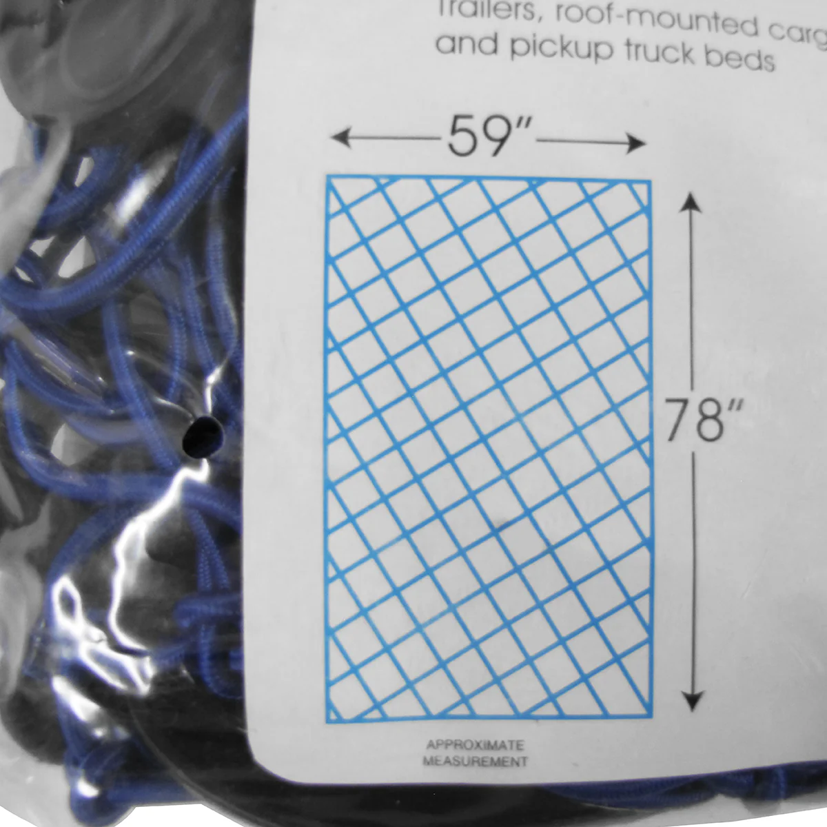 Universal Nylon Elastic Cargo Net Hooks Bungee Truck Trailer Car Trunk Storage - Image 2