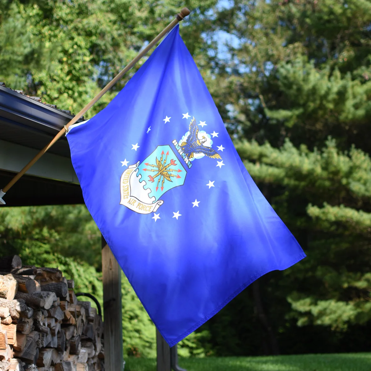 US Air Force 3x5 Foot Outside Flag USA American Garden Flags USAF Military Decor - Image 4