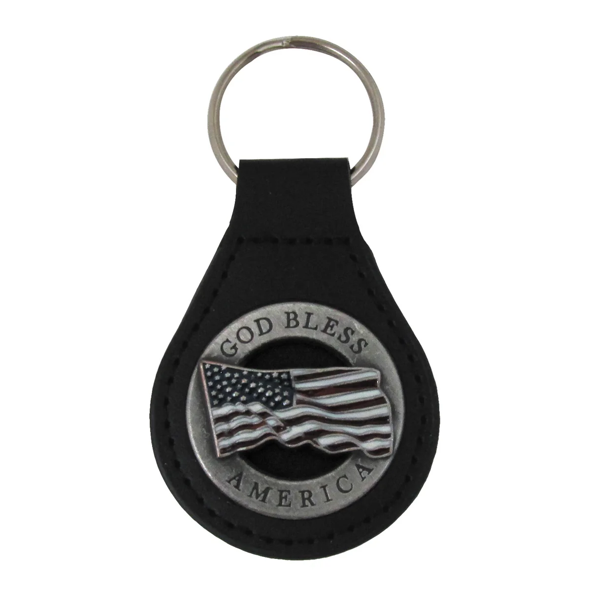 US Flag Keyfob Car Key Ring USA Gift Keychain Fob American Truck Keyring Chain