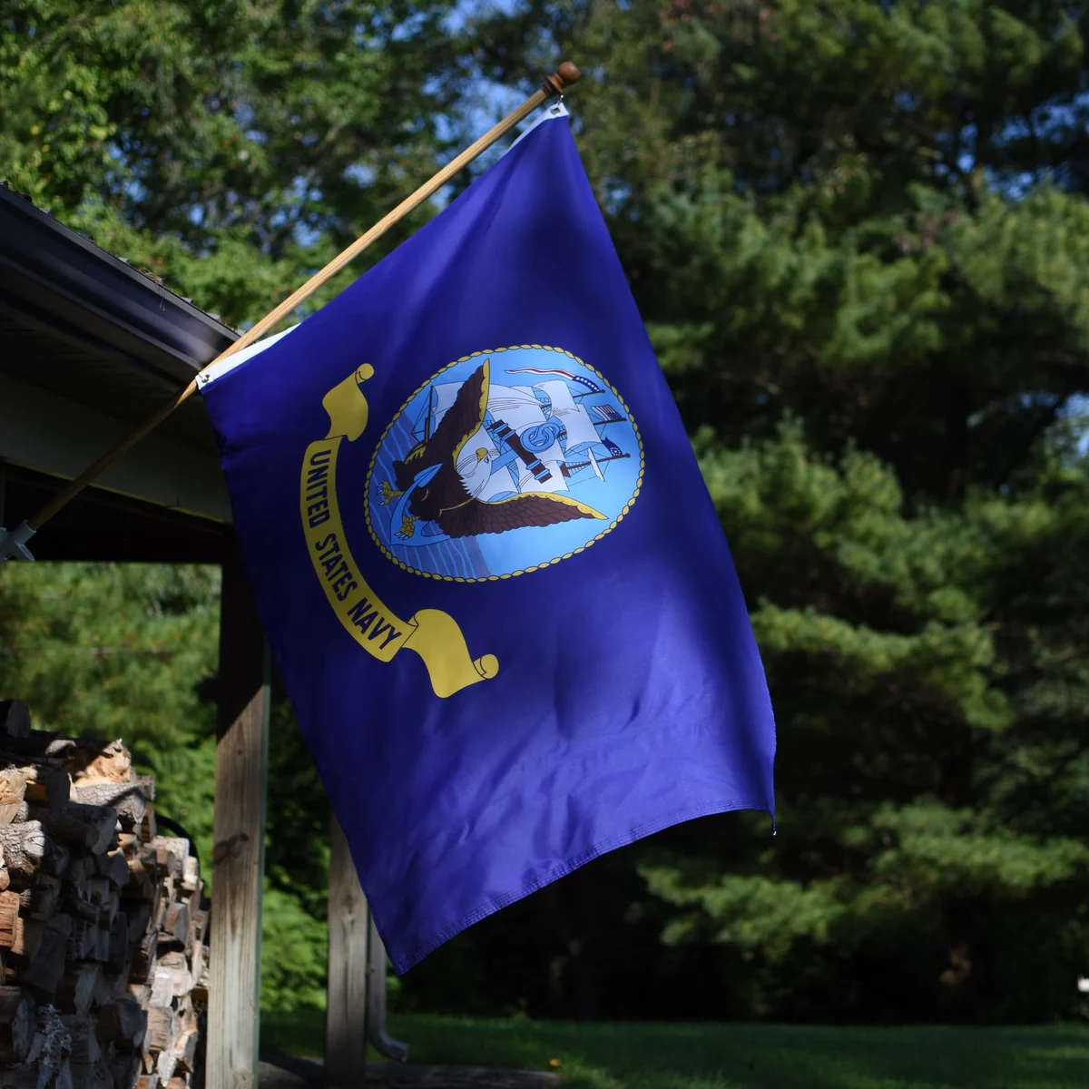 US Navy 3x5 Outside Flag USA American Veteran Gift Garden Flags Military Decor - Image 4