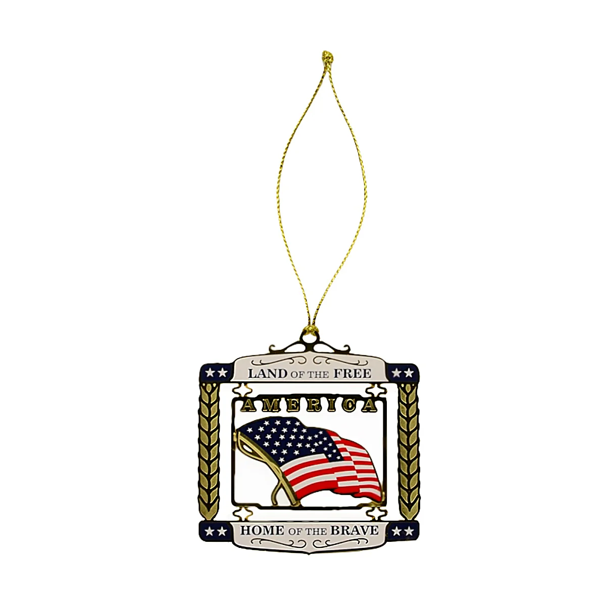 USA National Anthem Christmas Tree Ornament