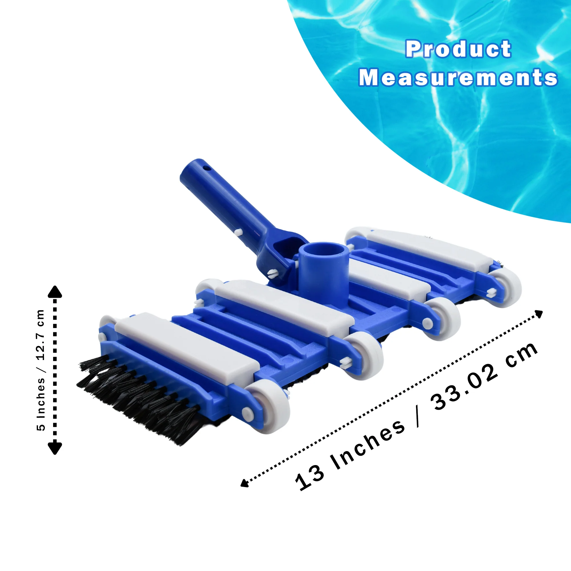 Pool Vacuum Head Side Brush Inground Above Ground Swimming Supplies Vac Cleaner - Image 3