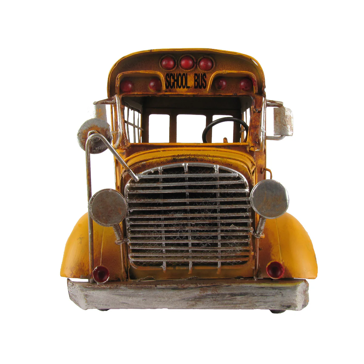 Vintage Model of Short Yellow School Bus - Image 5