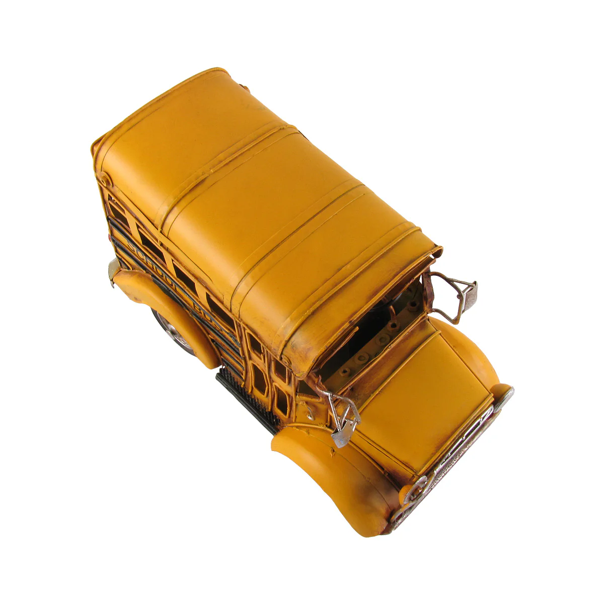 Vintage Model of Short Yellow School Bus - Image 6