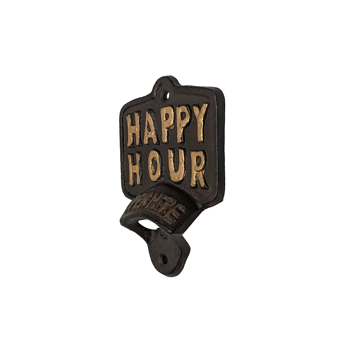 Wall Mount Happy Hour Bottle Opener Beer Pop Top Pub Accessories Home Bar Decor - Image 2