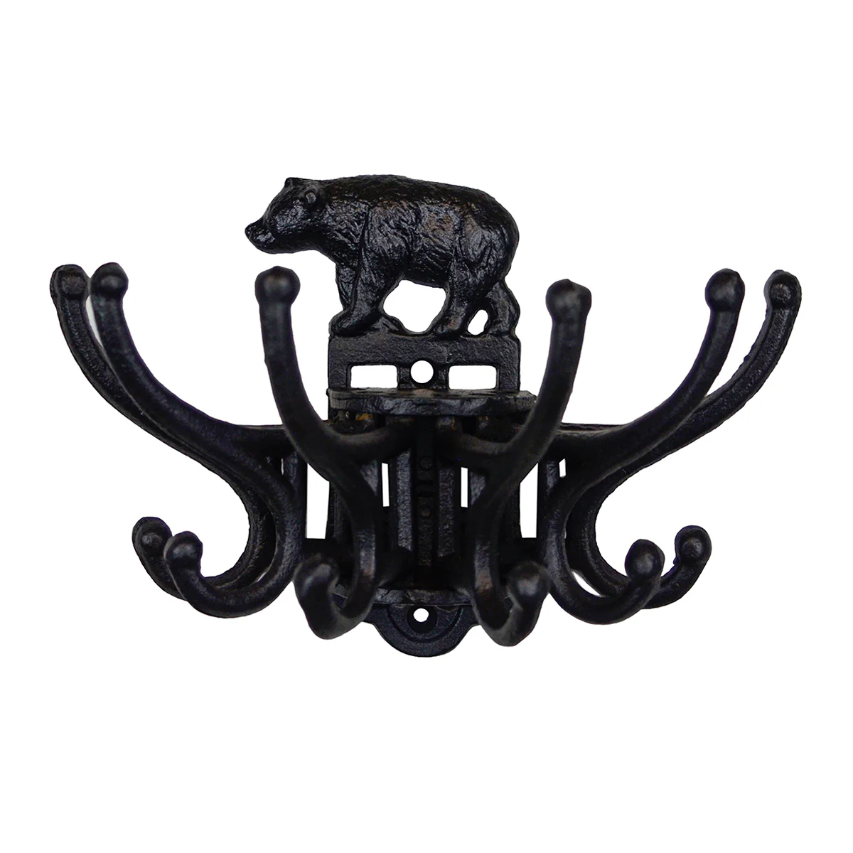 Wall Mount Key Hooks Bear Hat Hook Metal Coat Hanger Rack Living Room Home Decor - Image 3
