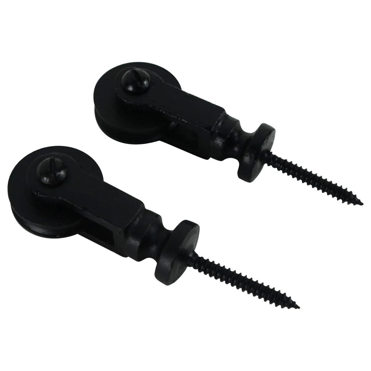 Wall Mount Threaded Screw Pulley Set of 2