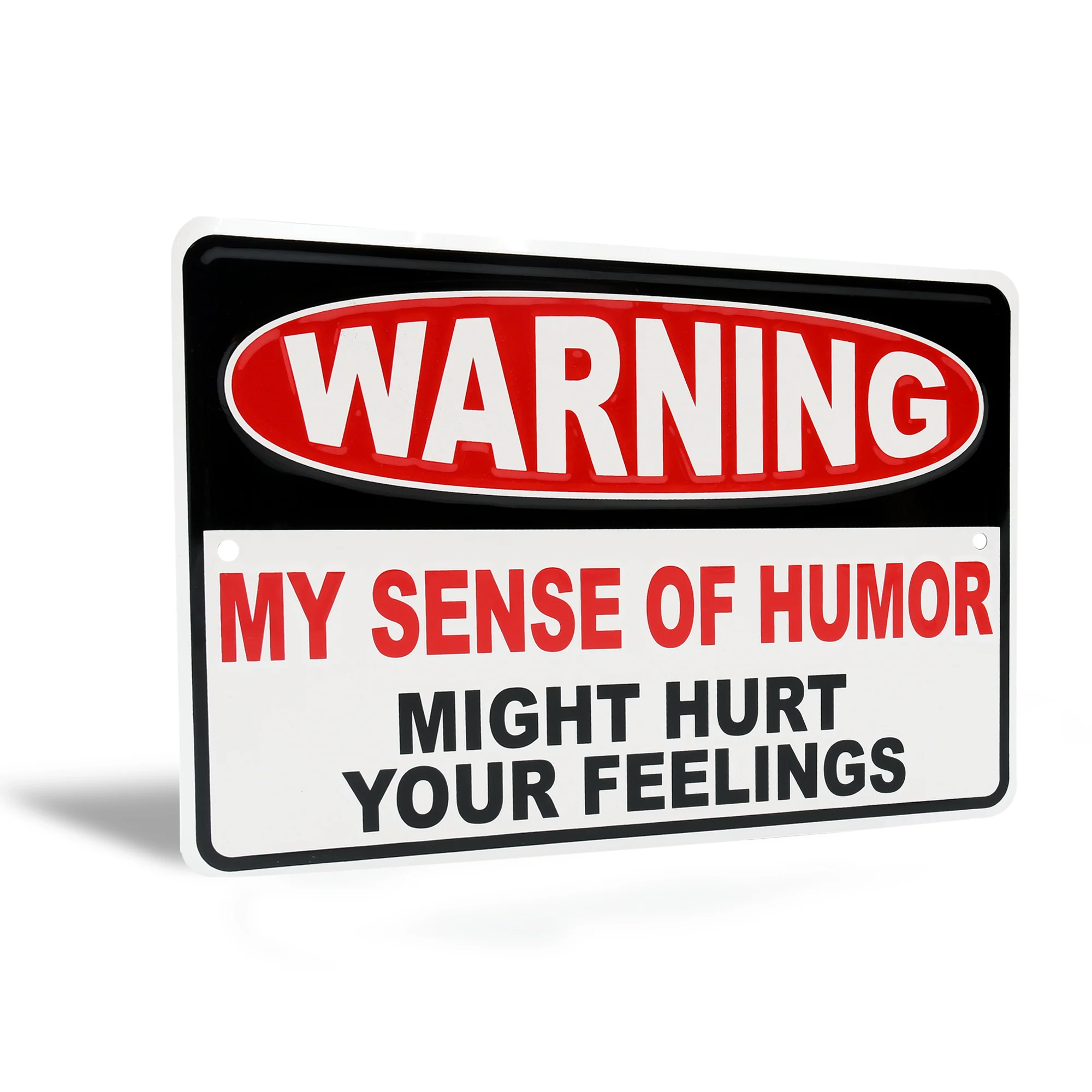 Man Cave Warning My Sense Humor Hurt Your Feelings Sign Garage, Dorm Room Decor - Image 5