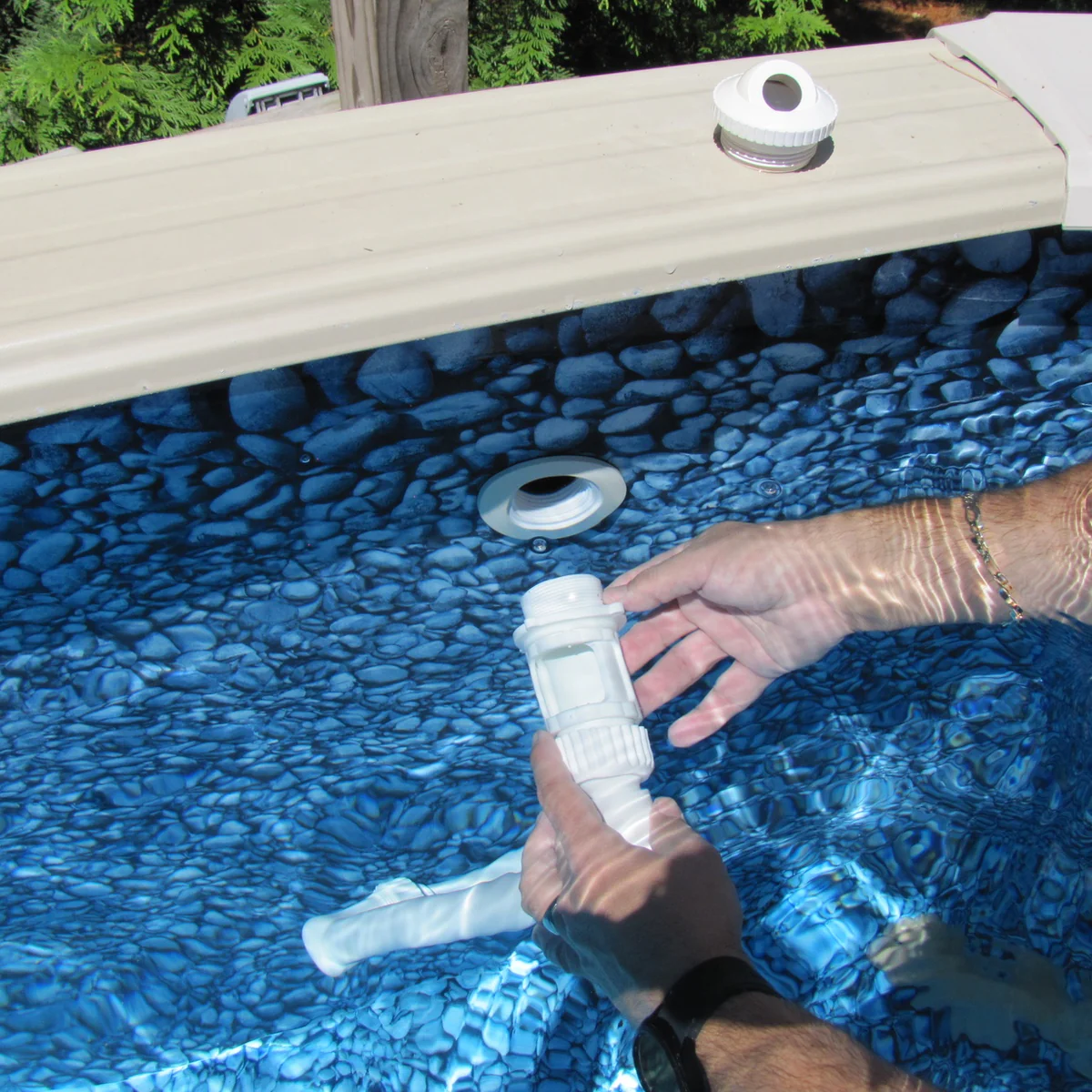 Water Fountain Above Ground Pools Adjustable Spray Sprinkler Waterfall Pool Fun - Image 7