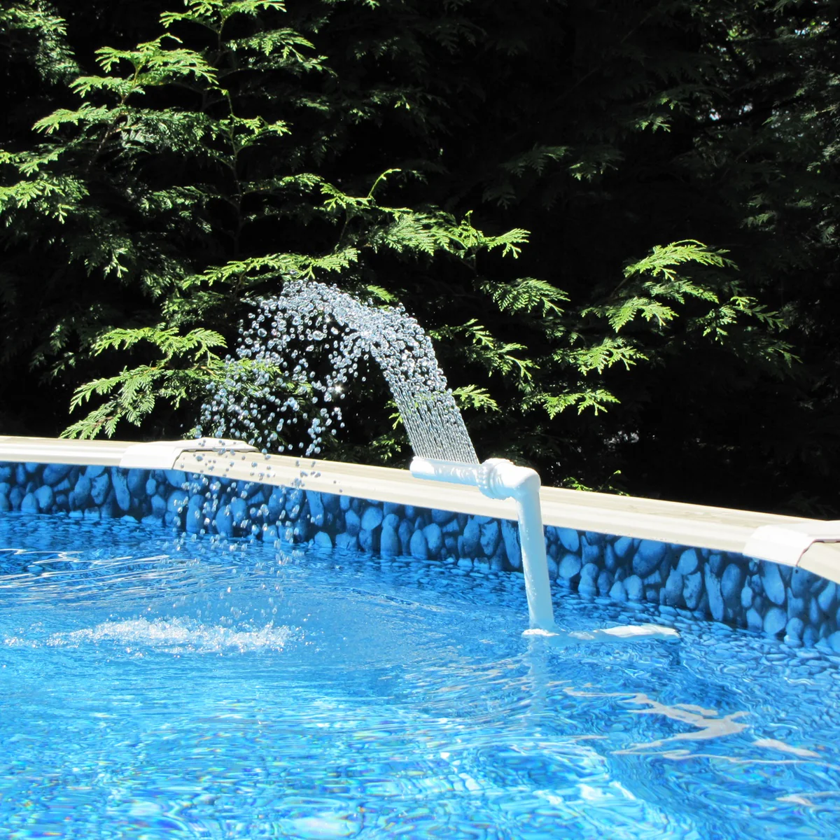 Water Fountain Above Ground Pools Adjustable Spray Sprinkler Waterfall Pool Fun - Image 8