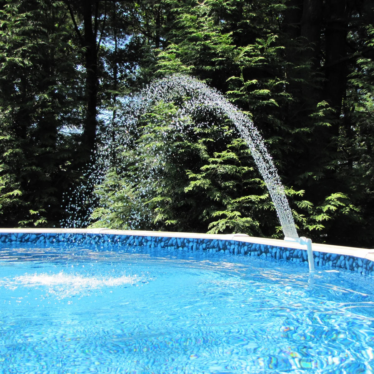 Water Fountain Above Ground Pools Adjustable Spray Sprinkler Waterfall Pool Fun - Image 9