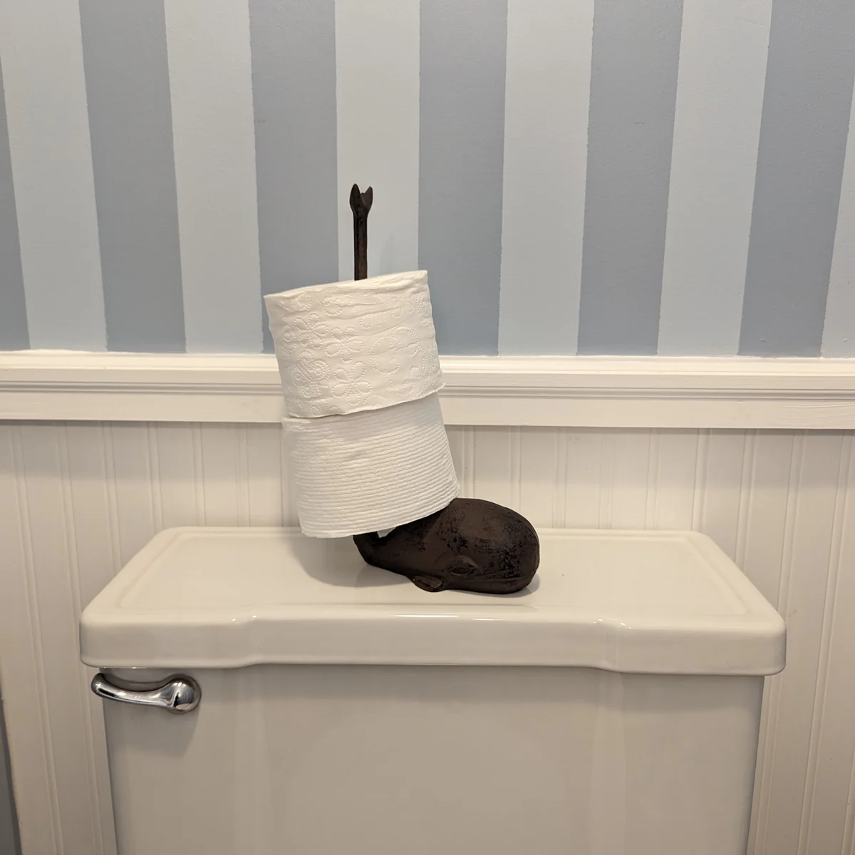 Whale Kitchen Paper Towel Holder Bathroom Toilet Tissue TP Roll Stand Home Decor - Image 3