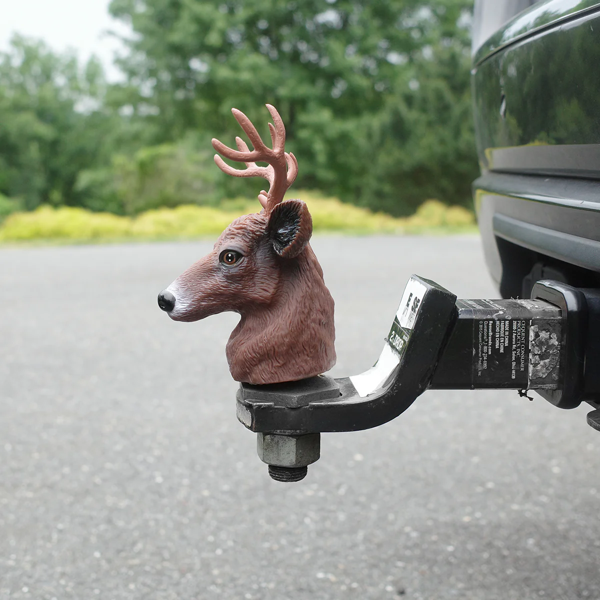 Whitetail Deer Buck Trailer Hitch Ball Cover - Image 5