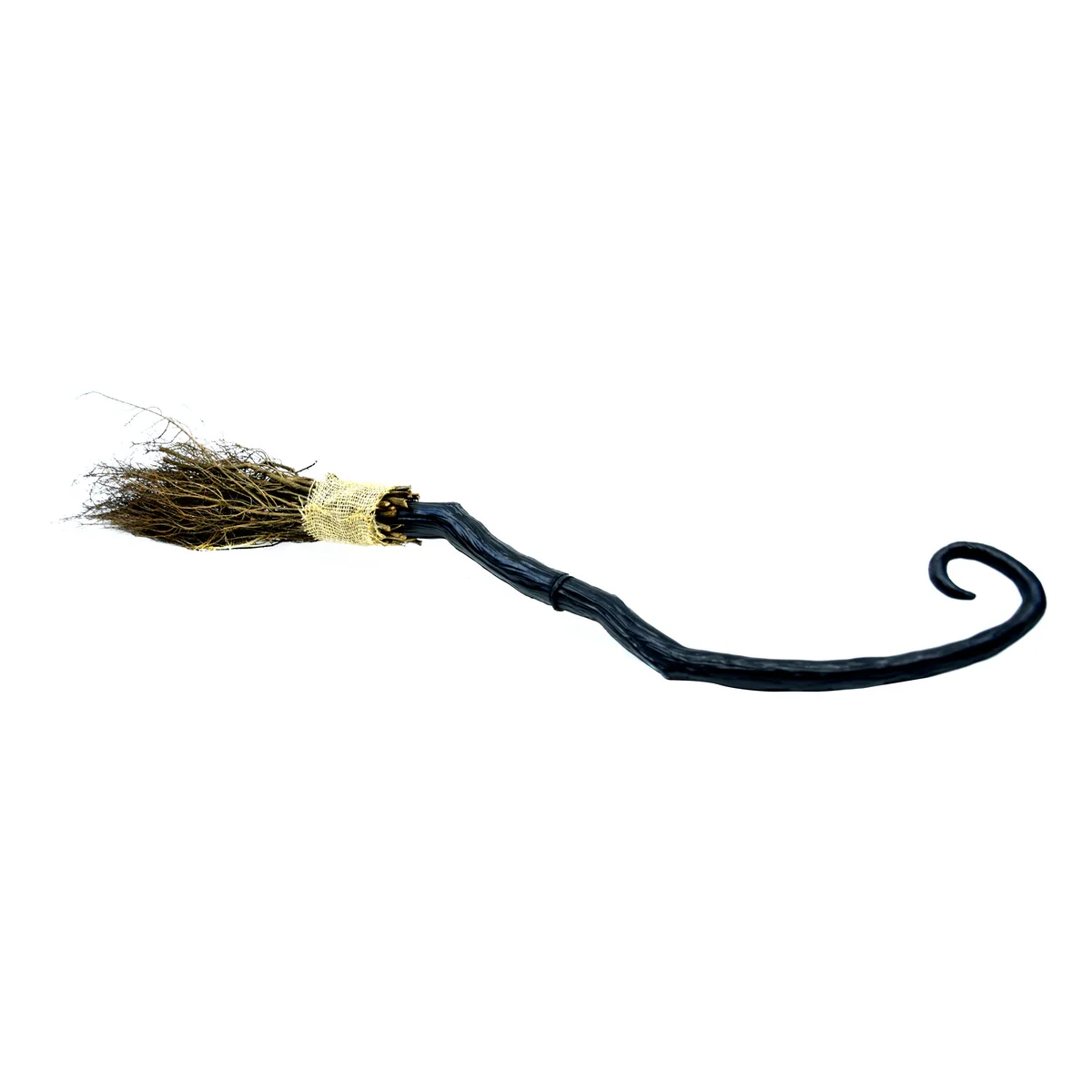 Witch Wizard Broom Stick Straw Broomstick Halloween Costume Accessory Scary Prop - Image 3
