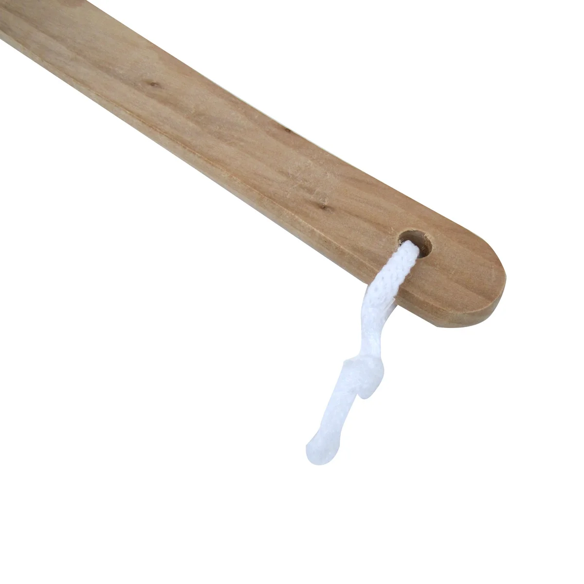Wood Handle Stick Shower Loofah Exfoliating Sponge Bath Body Back Scrub Washer - Image 4