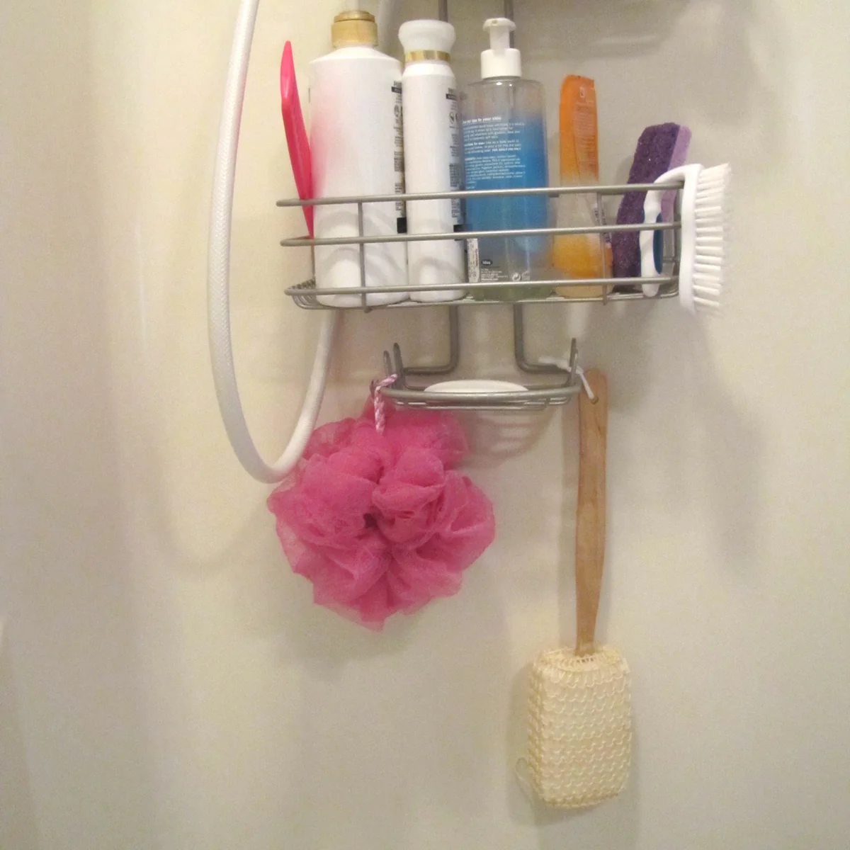 Wood Handle Stick Shower Loofah Exfoliating Sponge Bath Body Back Scrub Washer - Image 5