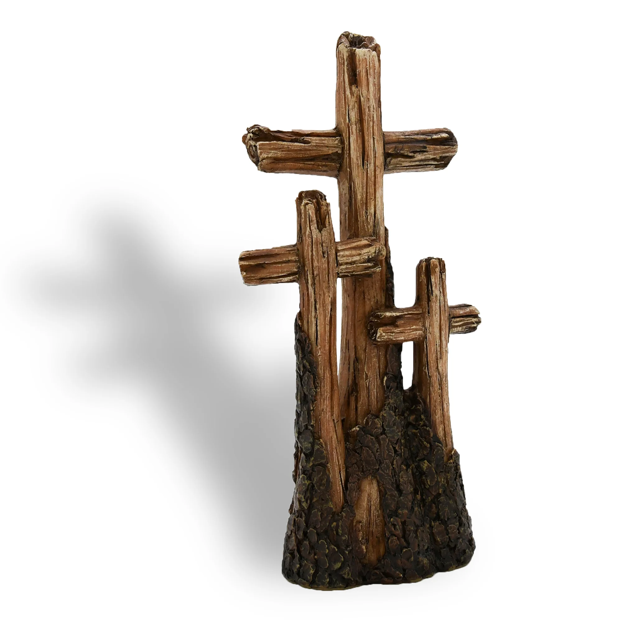 Wooden Three Crosses Catholic Home Decor Spiritual Crucifix Easter Decorations