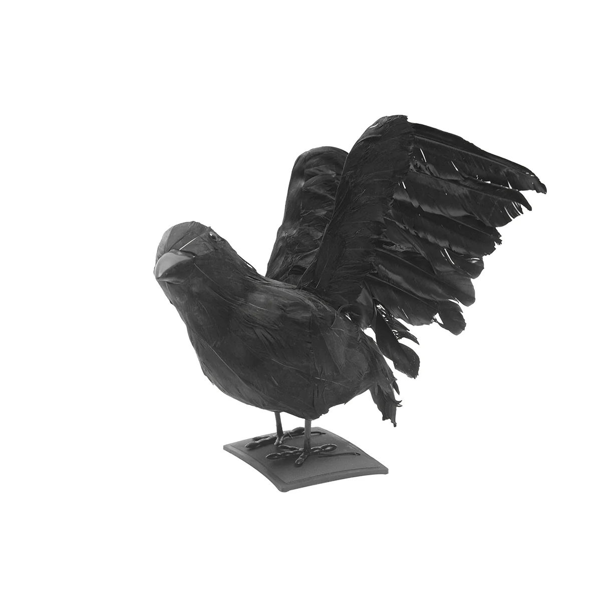 XL Black Bird Lifesize Hunting Crow Decoy Raven Halloween Accessory Movie Prop - Image 3