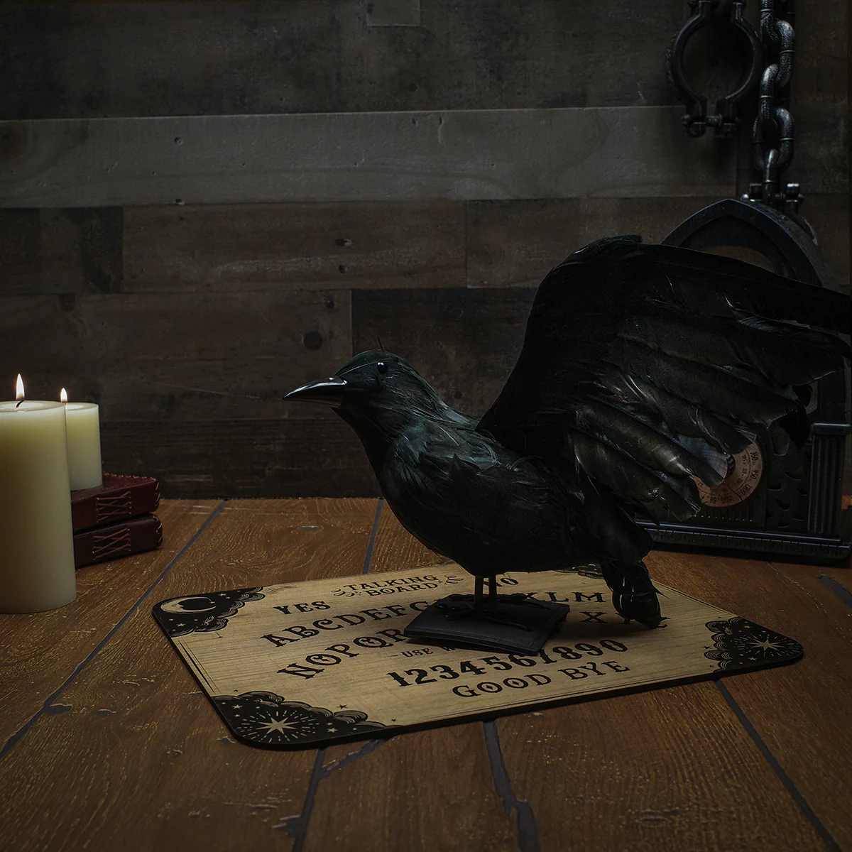 XL Black Bird Lifesize Hunting Crow Decoy Raven Halloween Accessory Movie Prop - Image 5